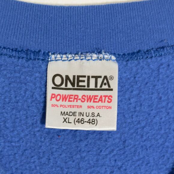 VINTAGE AMERICAN BALD EAGLE Blue Crew Neck Sweatshirt  Size XL - Picture 4 of 4